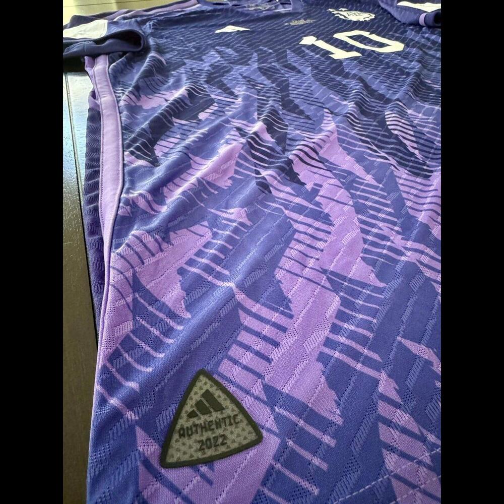 Qatar 2022 Argentina Authentic Away #10 Messi Large 2XL Issue Match Details - Picture 9 of 10